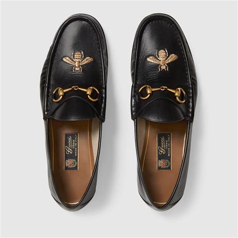 gucci bee loafers mens|gucci fringe loafer.